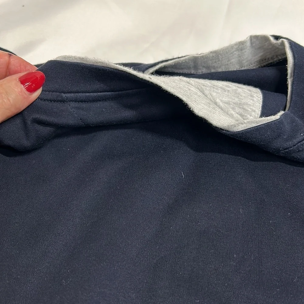 Brunello Cucinelli Navy Slim Fit Faux Layer Crew Neck. XL. NWOT - Picture 4 of 6